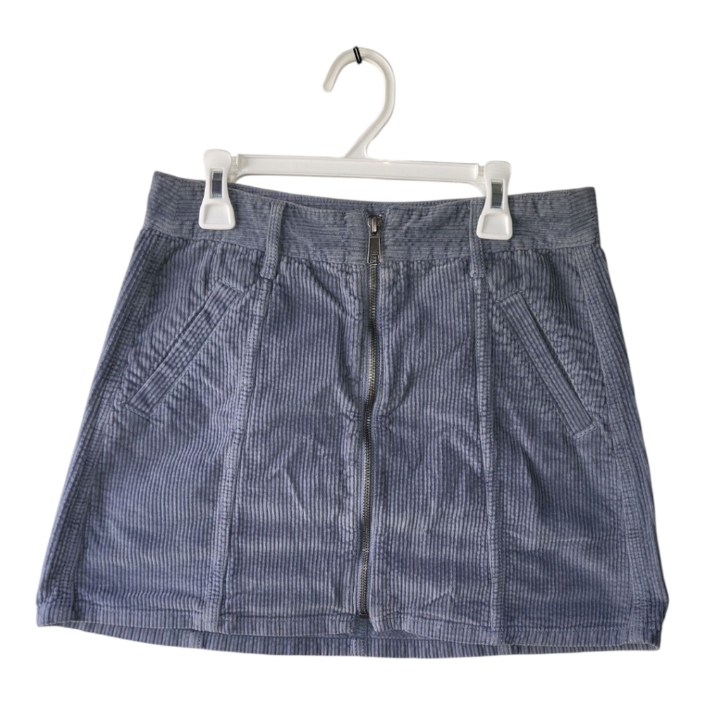💕American Eagle High Rise A-line Corduroy Mini Skirt Size 4‎ - Picture 1 of 5